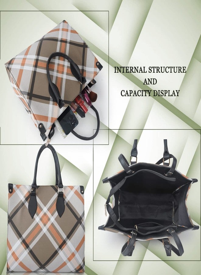 فارجو حقيبة يد نسائية من فارغو مصنوعة يدوياً، مناسبة للعمل والجامعة (بيج_FGO-526) - Image 5